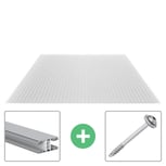 Polycarbonaat kanaalplaat | 16 mm | Profiel Mendig | Voordeelpakket