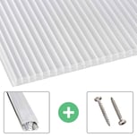 Polycarbonaat kanaalplaat | 25 mm | Profiel A3 | Voordeelpakket