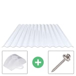 PVC golfplaat | 76/18 | Voordeelpakket