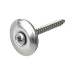 RVS schroeven | Voor afstandhouders op houten constructie