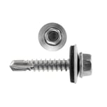 RVS schroeven | Voor montage dal op houten constructie
