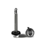 RVS schroeven | Voor montage profieltop op houten constructie
