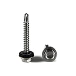 RVS schroeven | Voor montage profieltop op houten constructie
