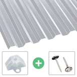 Polycarbonaat damwandplaat | 76/18 | Voordeelpakket