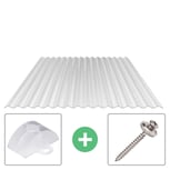 Polycarbonaat golfplaat | 76/18 | Voordeelpakket