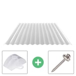 PVC golfplaat | 76/18 | Voordeelpakket