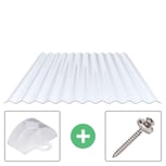 PVC golfplaat | 76/18 | Voordeelpakket