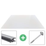 Acrylaat kanaalplaat | 16 mm | Profiel ECO | Voordeelpakket
