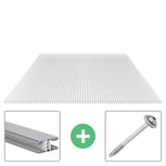 Polycarbonaat kanaalplaat | 10 mm | Profiel Mendig | Voordeelpakket