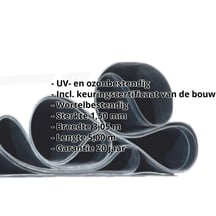 EPDM dakfolie | Wit | 1,50 mm | Lengte 1,00 m x Breedte 3,05 m #2