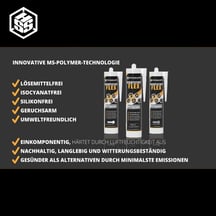 Afdichtingskit EXTRA | Lijm en Afdichtingskit Zwart | Inhoud 290 ml Afdichtingskit EXTRA | Lijm en Afdichtingskit | Zwart | Inhoud 290 ml #2