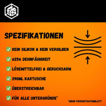 Afdichtingskit FLEX | Voegkit | Zwart | Inhoud 290 ml #3