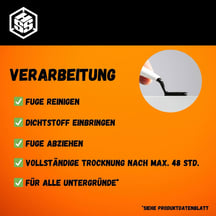 Afdichtingskit FLEX | Voegkit | Zwart | Inhoud 290 ml #7