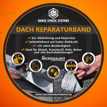 Dakreparatietape met MicroSealant® PLUS Breedte 50 mm | Lengte 2,50 m | Wit Dakreparatietape met MicroSealant® PLUS | Breedte 50 mm | Lengte 2,50 m | Wit #5