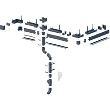 Bakgoot Staal | Ø 125 mm | 7016 - Antracietgrijs | Lengte = 4 m Bakgoot | Staal | Ø 125 mm | 7016 - Antracietgrijs | Lengte = 4 m #3