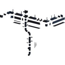 Bakgoot Staal | Ø 125 mm | 9005 - Gitzwart | Lengte = 4 m Bakgoot | Staal | Ø 125 mm | 9005 - Gitzwart | Lengte = 4 m #3