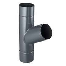 Regen T-stuk 60° Staal | Ø 90 mm | 7016 - Antracietgrijs Regen T-stuk 60° | Staal | Ø 90 mm | 7016 - Antracietgrijs #1