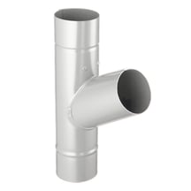 Regen T-stuk 60° Staal | Ø 100 mm | 9006 - Zilver-Metallic Regen T-stuk 60° | Staal | Ø 100 mm | 9006 - Zilver-Metallic #1