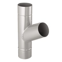 Regen T-stuk 60° Staal | Ø 100 mm | 9007 - Grijs aluminiumkleurig Regen T-stuk 60° | Staal | Ø 100 mm | 9007 - Grijs aluminiumkleurig #1