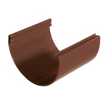 Kunststof dakgoot voordeelpakket 10,00 m | Ø 100/75 mm | Kleur bruin #5