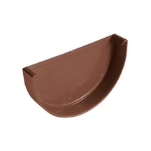 Kunststof dakgoot voordeelpakket 4,00 m | Ø 100/75 mm | Kleur bruin #4