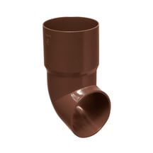 Kunststof dakgoot voordeelpakket 4,00 m | Ø 100/75 mm | Kleur bruin #8