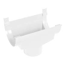 Kunststof dakgoot voordeelpakket 4,00 m | Ø 125/90 mm | Kleur wit #6