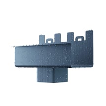 Stalen bakgoot voordeelpakket 3 m | Ø 125/80 mm | 7016 - Antracietgrijs #6