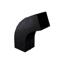 Stalen bakgoot voordeelpakket 8 m | Ø 125/80 mm | 9005 - Gitzwart #7