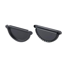 Stalen dakgoot voordeelpakket 3 m | Ø 125/90 mm | 7024 - Grafietgrijs #5