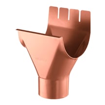 Stalen dakgoot voordeelpakket 3 m | Ø 125/90 mm | 8004 - Koperbruin #7