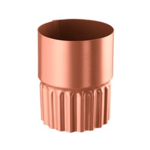 Stalen dakgoot voordeelpakket 3 m | Ø 125/90 mm | 8004 - Koperbruin #10