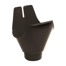 Stalen dakgoot voordeelpakket 6 m | Ø 150/100 mm | Kleur bruin #7