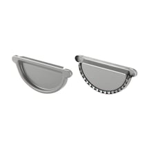 Stalen dakgoot voordeelpakket 6 m | Ø 125/90 mm | 9006 - Zilver-Metallic #5