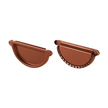 Stalen dakgoot voordeelpakket 8 m | Ø 125/90 mm | 8004 - Koperbruin #5