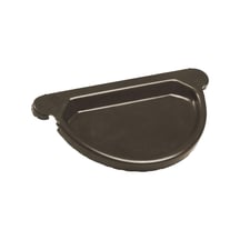 Stalen dakgoot voordeelpakket 8,00 m | Ø 125/100 mm | Kleur bruin #4