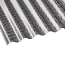 Acrylaat golfplaat | 76/18 | 3,00 mm | Grafiet | Honingraatstructuur | 2000 mm #1