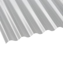 Acrylaat golfplaat | 76/18 | 3,00 mm | Helder | Honingraatstructuur | 2000 mm #1