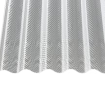 Acrylaat golfplaat | 76/18 | 3,00 mm | Helder | Honingraatstructuur | 2000 mm #4