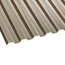 Polycarbonaat damwandplaat | 76/18 | 0,80 mm | Brons | 2000 mm #1