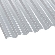 Polycarbonaat damwandplaat | 76/18 | 0,80 mm | Helder | 2000 mm #1