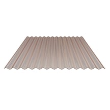 Polycarbonaat golfplaat | 76/18 | 2,80 mm | Brons | Honingraatstructuur | 2000 mm #1