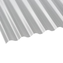 Polycarbonaat golfplaat | 76/18 | 2,60 mm | Helder | Honingraatstructuur | 2000 mm #1