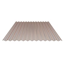 Polycarbonaat golfplaat | 76/18 | 2,80 mm | Brons | Honingraatstructuur | 2000 mm #1