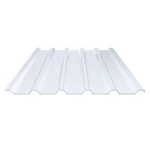PVC damwandplaat | 207/35 | 1,50 mm | Helder, licht blauw getint | 2000 mm #1