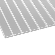 Acrylaat kanaalplaat | 16 mm | Breedte 980 mm | Helder | Extra brede kanalen | 2000 mm #1