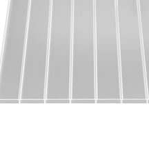 Acrylaat kanaalplaat | 16 mm | Breedte 980 mm | Helder | Extra brede kanalen | 2000 mm #4