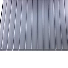 Polycarbonaat kanaalplaat | 16 mm | Breedte 980 mm | Grafiet | Dubbelzijdige UV-bescherming | Extra brede kanalen #3