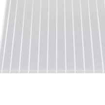 Polycarbonaat kanaalplaat | 16 mm | Breedte 980 mm | Helder | Dubbelzijdige UV-bescherming | Extra brede kanalen #4