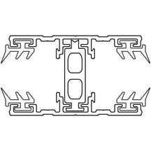 A3 Thermoprofiel | Mittelprofiel | 16 mm | Aluminium | Blank | 2000 mm #2